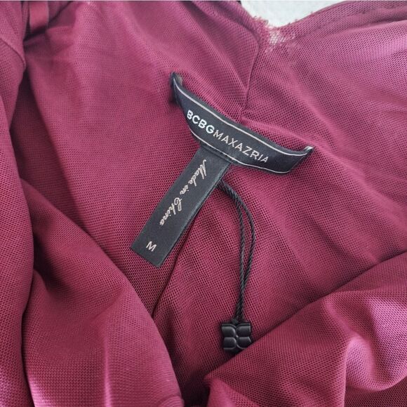 Bcbg maxazria sequins front slit v neck gown dress - Picture 10 of 16